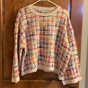 Adorable sweater!  Worn once!  She + Sky Boutique